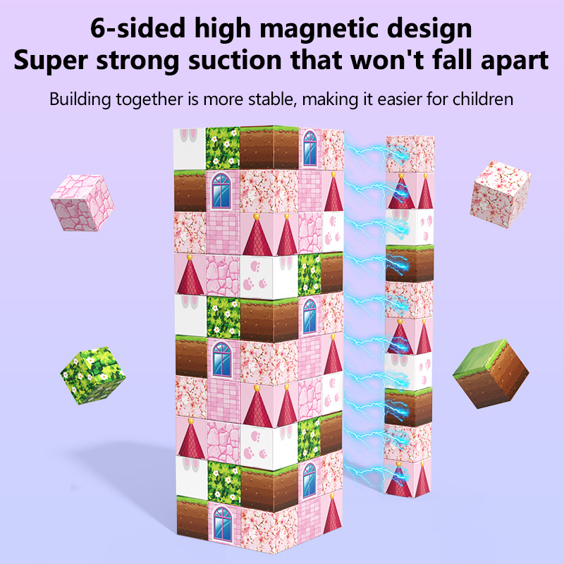磁気ビルディングブロック ピンクプリンセスキャッスル DIY - Philodendron Pink Princess のレビューと価格