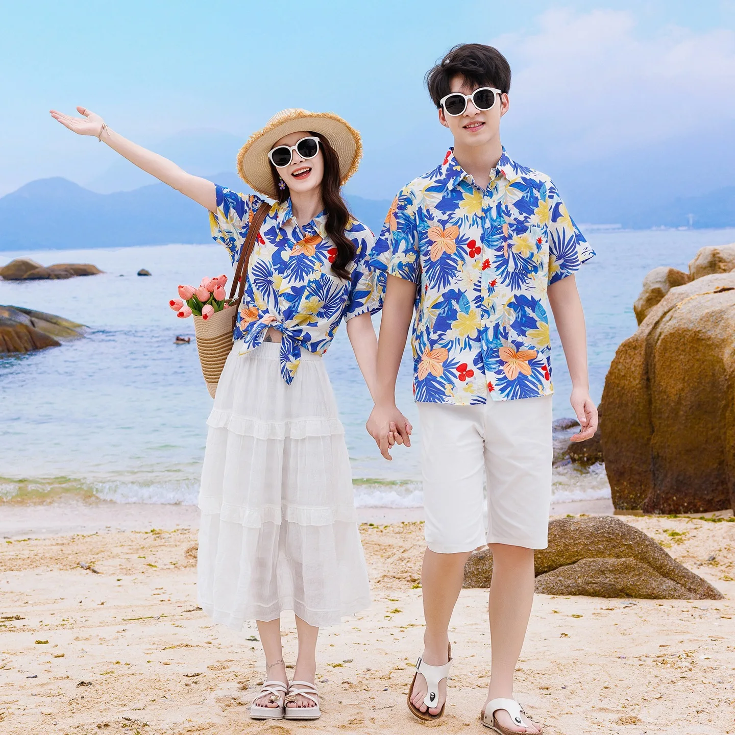 休暇用家族お揃い服セットママ娘シャツスカートカジュアルパパ息 - Plant Parental のレビューと価格