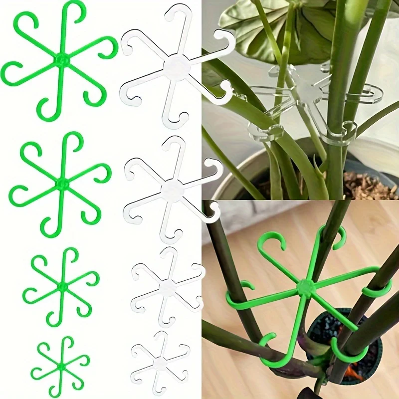 4個入り つる性植物サポートクリップ 花茎コレクション固定ラ - Variegated Monstera Node のレビューと価格