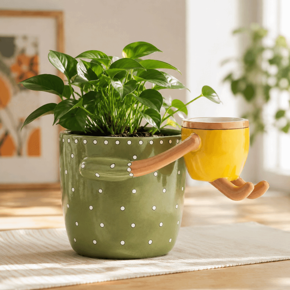 樹脂製親子フラワーポット、排水穴付きフローラルアレンジメント - Plant Parental のレビューと価格