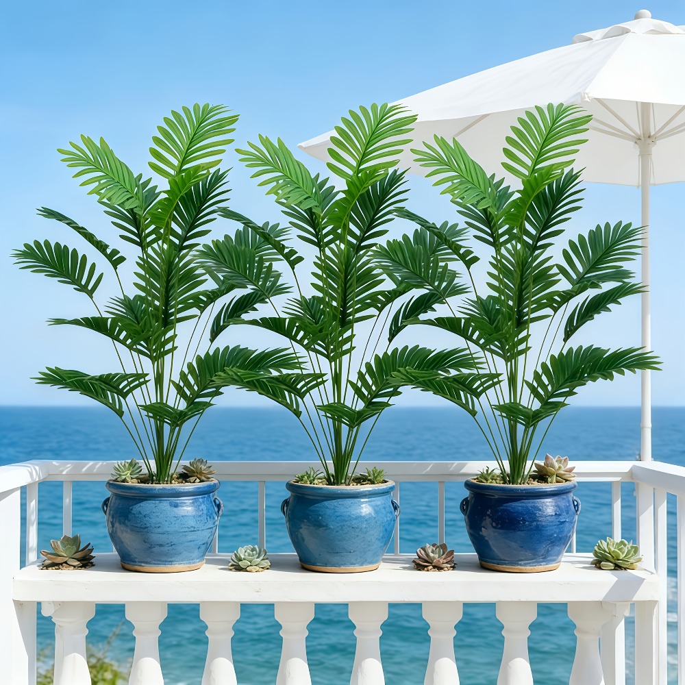 1PC 65-128CM 大型人工ヤシの木 トロピカルグリー - Fiddle Leaf Fig のレビューと価格